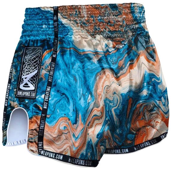 Short de Muay Thaï 8 WEAPONS Vivo Vertigo XXL, Taille: 2XL, Couleur: Bleu, 3 image