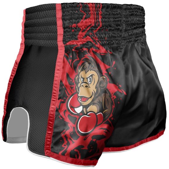 Short de Muay Thaï Enfant 8 WEAPONS Joe noir-rouge 4–6 ans, Taille: 4–6 ans, Couleur: Rouge, 2 image