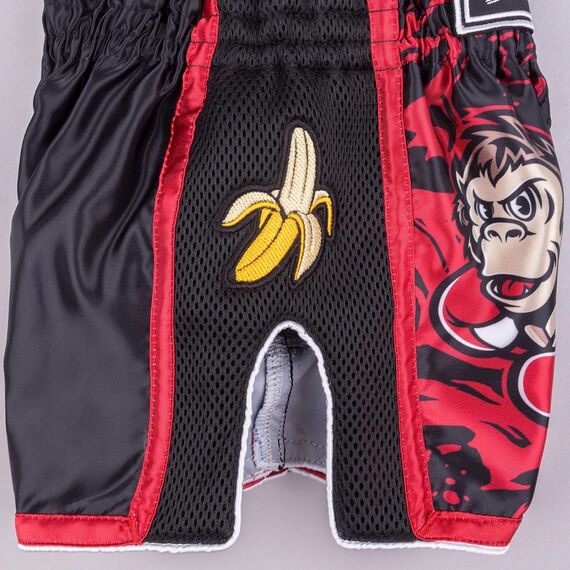 Short de Muay Thaï Enfant 8 WEAPONS Joe noir-rouge 4–6 ans, Taille: 4–6 ans, Couleur: Rouge, 8 image