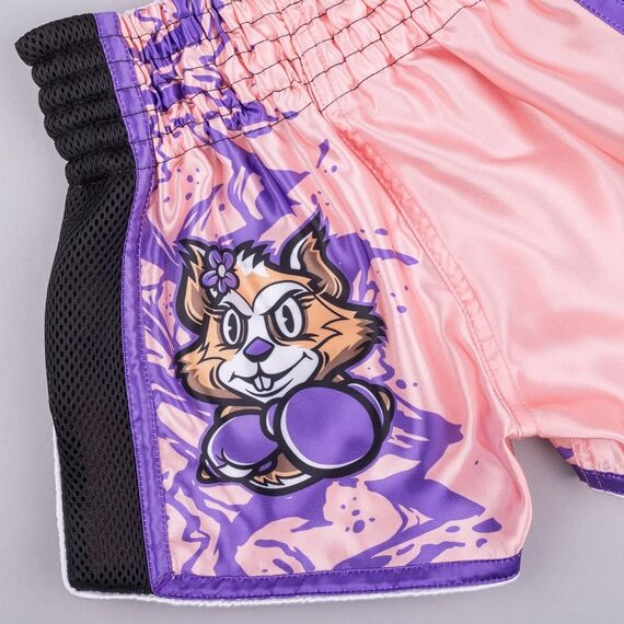 Short de Muay Thaï Enfant 8 WEAPONS Jenny rose 6–8 ans, Taille: 6–8 ans, Couleur: Rose, 7 image