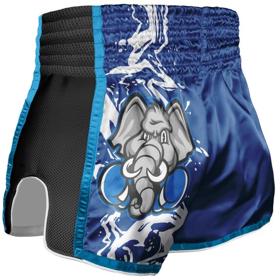 Short de Muay Thaï Enfant 8 WEAPONS Jipe bleu 4–6 ans, Taille: 4–6 ans, Couleur: Bleu, 2 image