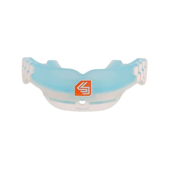 Shock Doctor Gel Max Power Mouthguard Trans Blue Adult, Size: One Size, Colour: Bleu Neon