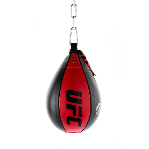 UFC  Poire de vitesse cuir 23cm x 15cm, Taille: S, Couleur: Noir