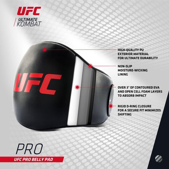 UFC PRO Belly Pad, Size: One Size, Colour: Schwarz, 2 image