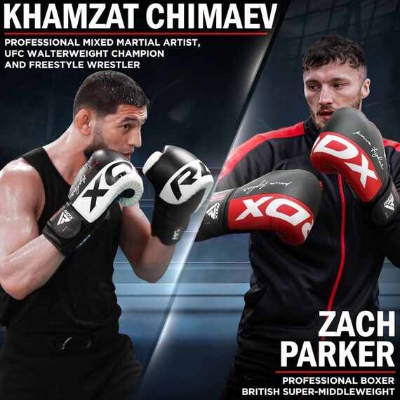 Boxhandschuhe Rex F4 – Weiss/Schwarz – 10OZ, Farbe: Weiss, OZ: 10oz, 3 image