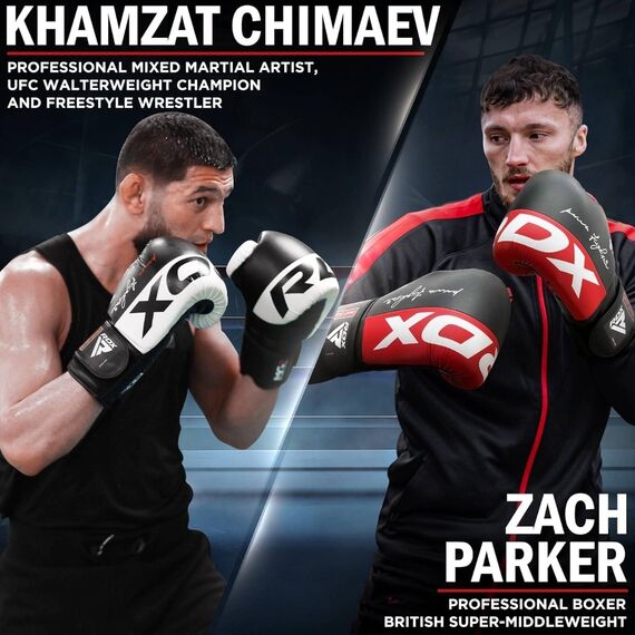 Boxing Gloves Rex F4 – White/Black – 14OZ, Colour: Weiss, OZ: 14oz, 4 image