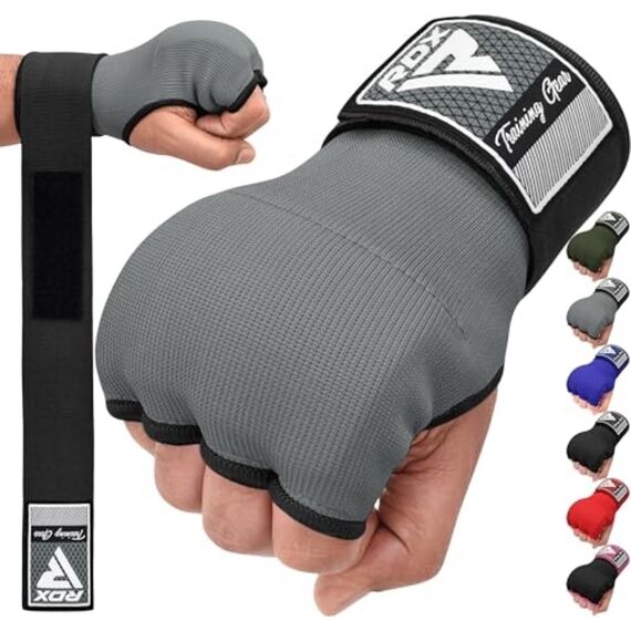 Sous-Gants de Boxe RDX Gris – Taille XL, Taille: XL, Couleur: Gris, 7 image