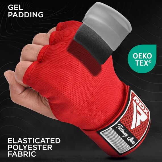 Boxing Inner Gloves RDX Red – Size L, Size: L, Colour: Rot, 7 image