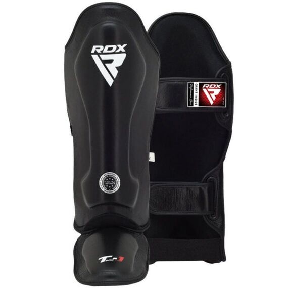 WAKO Shin Guard T1, Taglia: M, Colore: Nero, 2 image