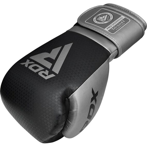 Gants de boxe RDX Mark Pro Sparring – Tri Lira 2, Couleur: Argente, OZ: 16oz, 9 image
