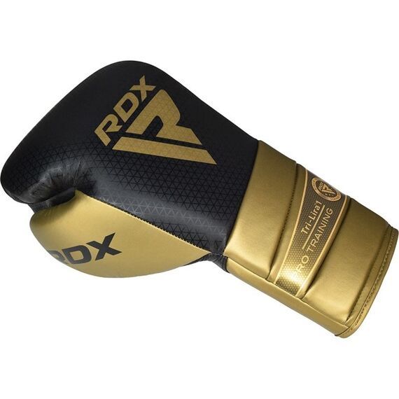 Gants de boxe RDX Mark Pro Training – Tri Lira 1, Couleur: Or, OZ: 14oz, 4 image