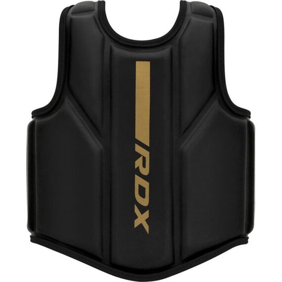 Chest Guard F6 Matte Golden-L/XL, Colour: Schwarz, Size: L-XL