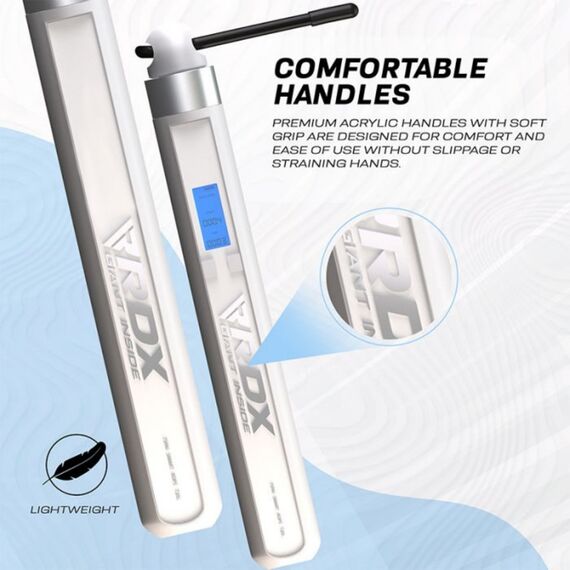 Wiederaufladbares 10.3ft Smart Digital Zähler Springseil Mit USB & App, Farbe: Weiss, 5 image