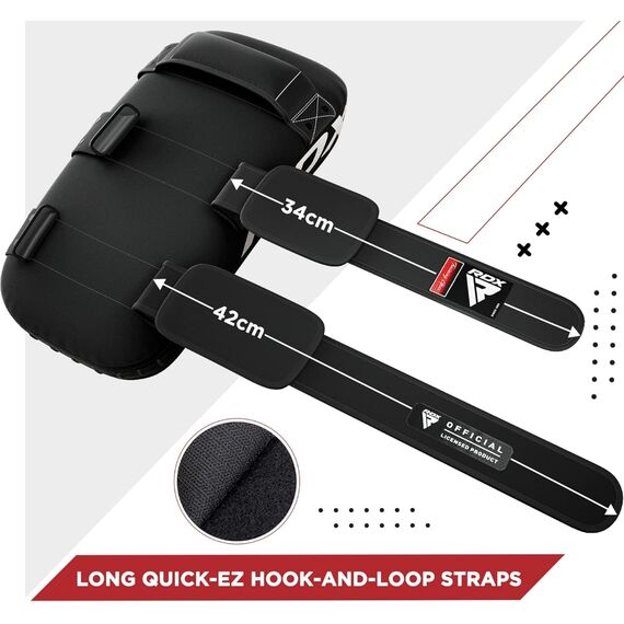 RDX T1 Paos courbés – L’accessoire idéal pour le Muay Thai, Taille: Taille unique, Couleur: Noir, 7 image