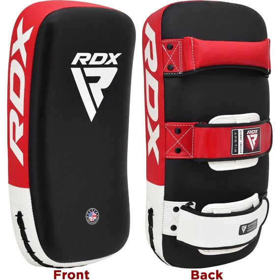RDX T1 Curved Thai Kick Pad – The Ultimate Muay Thai Training Gear, Size: One Size, Colour: Rot, 9 image