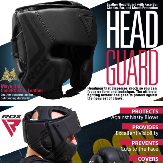 Head Guard T15 Matte Black-XL, Size: XL, Colour: Schwarz, 6 image
