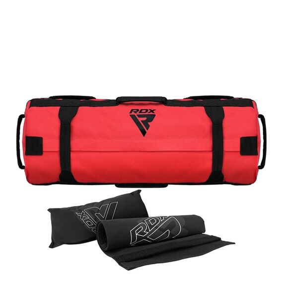 Fitness sand bag (57 to 91 kg), Colour: Rot, Additional Weight: 91