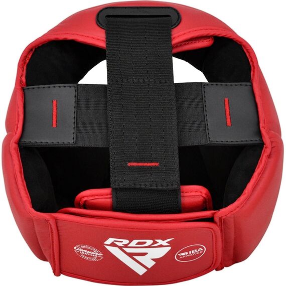 Casque RDX IBA Homologué pour Compétitions Amateurs, Taille: M, Couleur: Rouge, 3 image