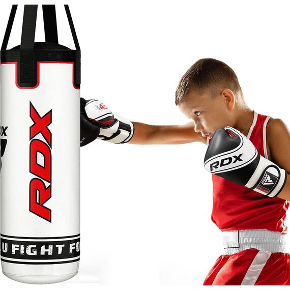 2Pc Punch Bag Kids White-2Ft, Couleur: Blanc, Poids kg: 12 , Longueur: 0.6m