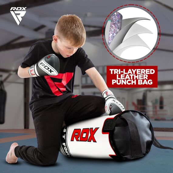 2Pc Punch Bag Kids White-2Ft, Couleur: Blanc, Poids kg: 12 , Longueur: 0.6m, 5 image