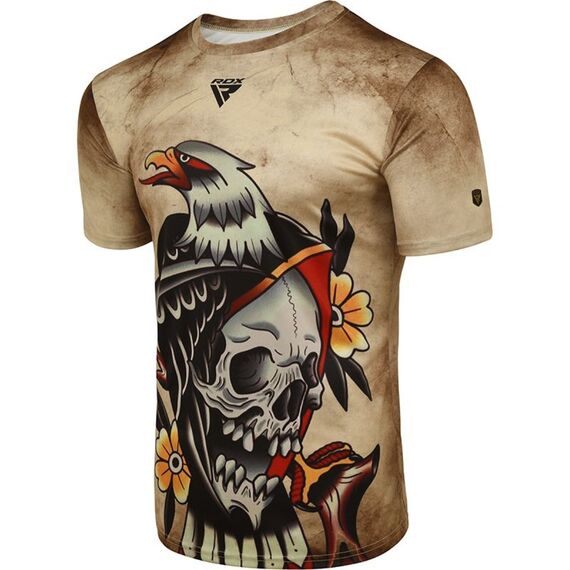 T14 Harrier Tattoo T-Shirt, Couleur: Beige, Taille ne pas utiliser: S, 2 image