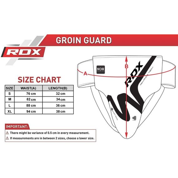 RDX Groin Guard T-15 Matte Black L, Taglia: L, Colore: Nero, 2 image