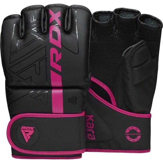 Grappling Gloves F6 Matte Pink-L, Size: L, Colour: Schwarz
