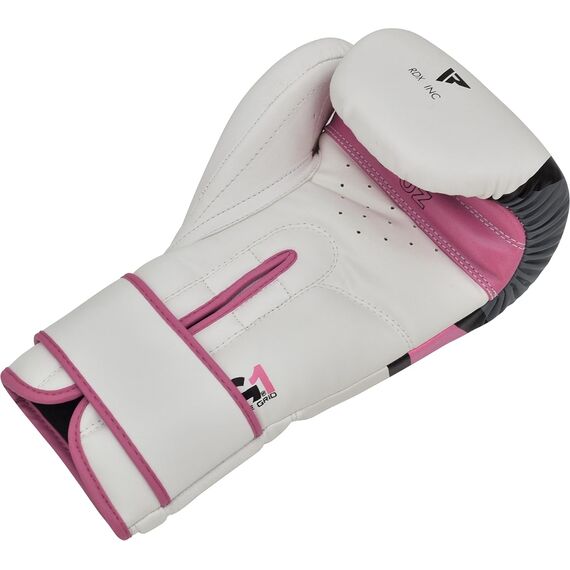 RDX F7 Ego Boxing Gloves – Comfort and protection for all fighters, Colour: Rosa, OZ: 12oz, 3 image