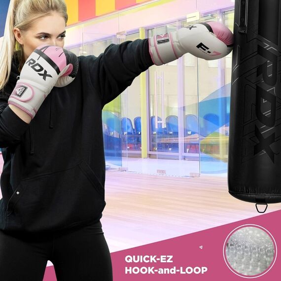 RDX F7 Ego Boxing Gloves – Comfort and protection for all fighters, Colour: Rosa, OZ: 8oz, 6 image