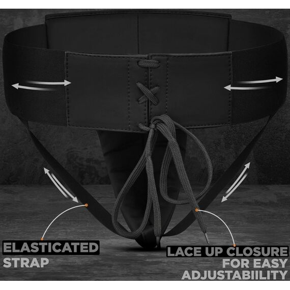 Groin Guard Rex F6 Matte Black-M, Size: M, Colour: Schwarz, 7 image