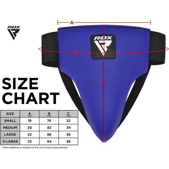 Groin Guard Rex Men Blue/Black-L, Size: L, Colour: Blue, 6 image
