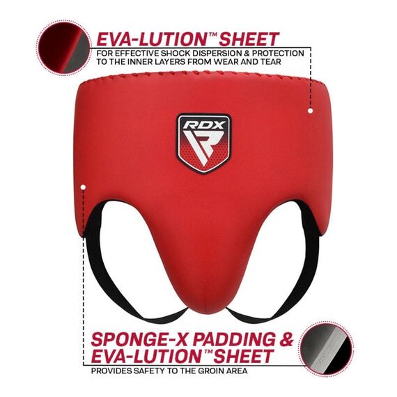 RDX Tiefschutz Pro Training APEX A4 Rot S, Bekleidungsgrösse: S, Farbe: Rot, 6 image