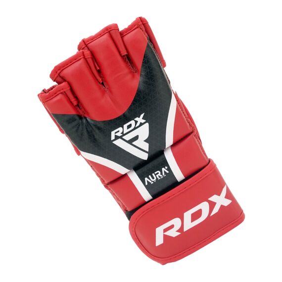 RDX Grappling Gloves Aura Plus T-17 Red/Black-L, Size: L, Colour: Rot, 4 image