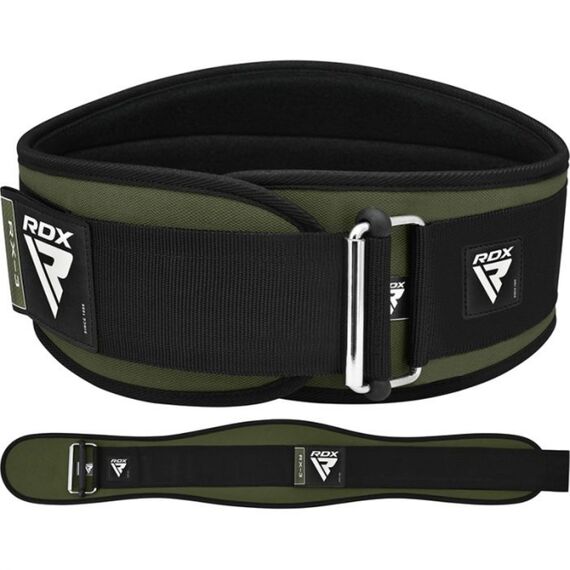 Ceinture de Musculation RDX RX3 Eva Curve Kaki – L, Taille: L, Couleur: Vert