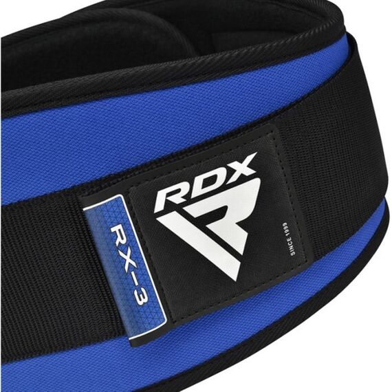 Ceinture de Musculation RDX RX3 Eva Curve Bleue – XL, Taille: XL, Couleur: Bleu, 6 image