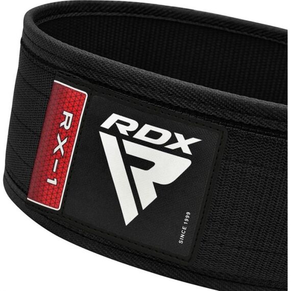 RDX RX1 Weightlifting Belt – Comfort and back support, Size: M, Colour: Schwarz, 6 image