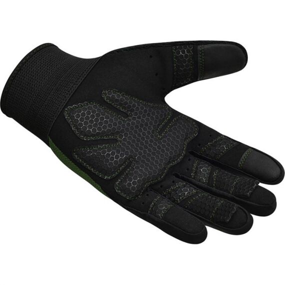 Gym Gloves W1 – Full Finger, Size: S, Colour: Green, 6 image