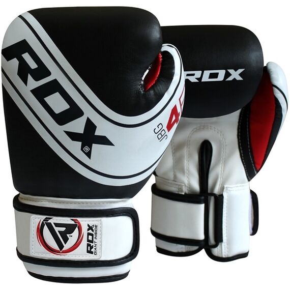 RDX Kids Boxing Gloves, Colour: Schwarz, OZ: 4oz