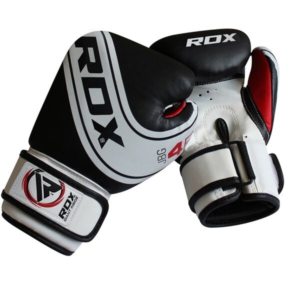 RDX Kids Boxing Gloves, Colour: Schwarz, OZ: 4oz, 5 image