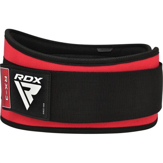 Cintura da Sollevamento Pesi RDX RX3 Eva Curve Rossa – XL, Taglia: XL, Colore: Rosso , 4 image