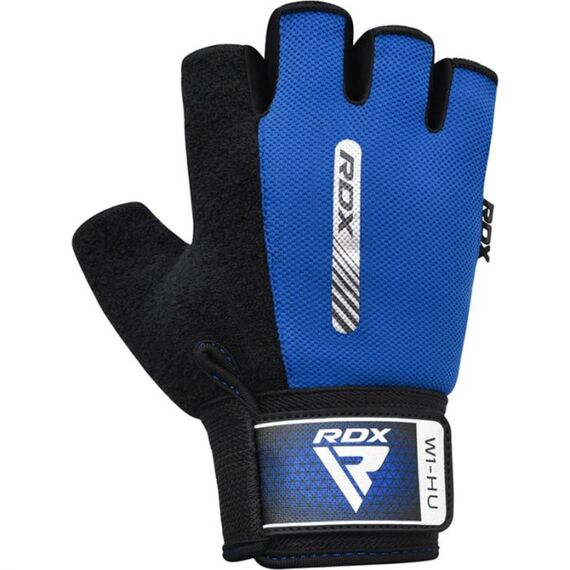 Gym Gloves W1 – Half Finger, Size: L, Colour: Blue, 2 image
