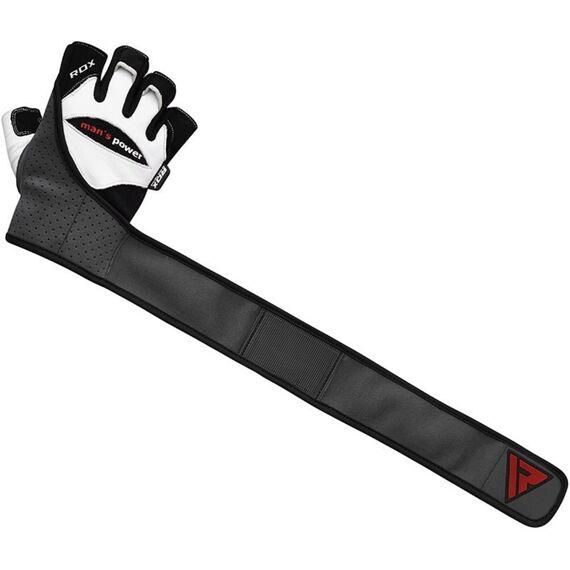 Gym Glove Leather, Colour: Weiss, Size: XL, 5 image