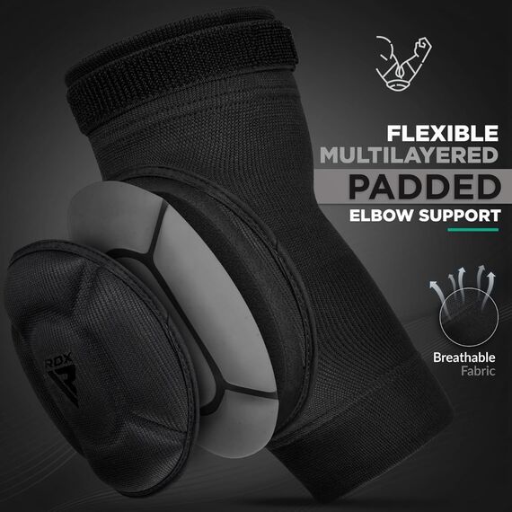 Hosiery Elbow Foam Black/Black-L, Size: L, Colour: Schwarz, 5 image