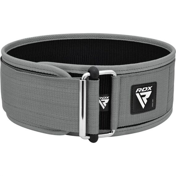 RDX RX1 Weightlifting Belt – Comfort and back support, Taglia: M, Colore: Grigio, 3 image