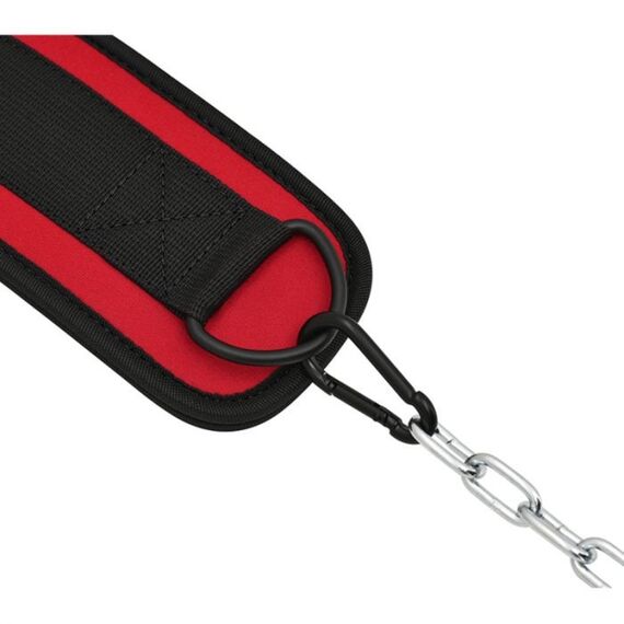 Ceinture pour Dips lestés, Taille: Taille unique, Couleur: Rouge, 5 image