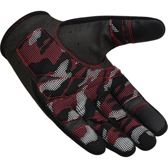 Fitness-Handschuhe T2 – Vollfinger, Bekleidungsgrösse: XL, Farbe: Rot, 6 image