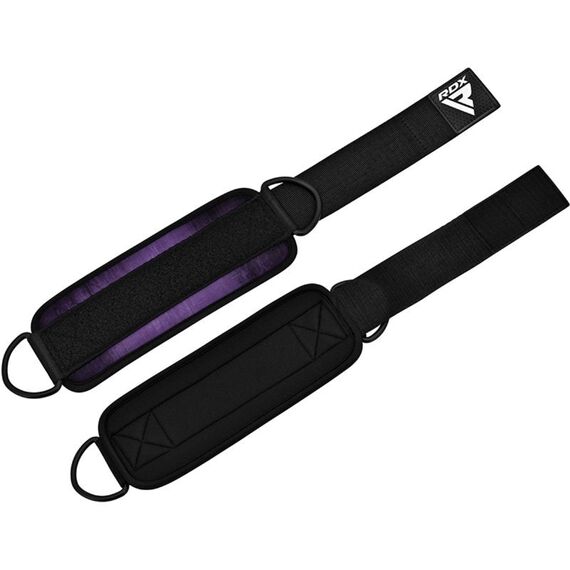 Ankle straps for cable machine – 1 pair, Size: One Size, Colour: Violett, 4 image