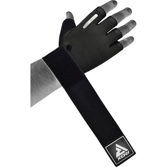 Gants de musculation T2 – Doigts coupés, Taille: M, Couleur: Noir, 6 image