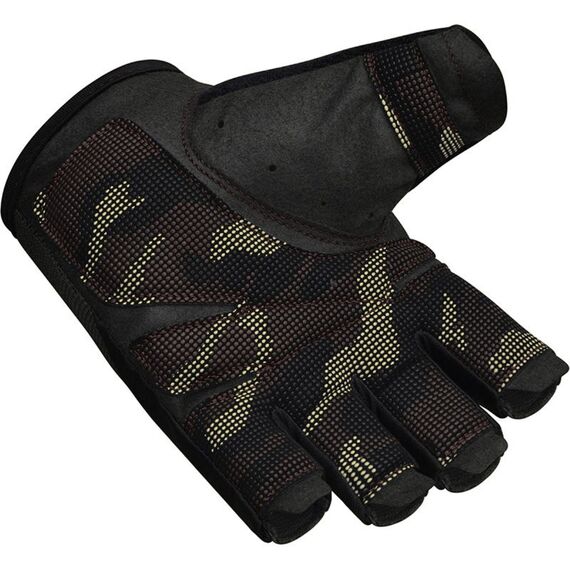 Gants de musculation T2 – Doigts coupés, Taille: L, Couleur: Marron, 7 image