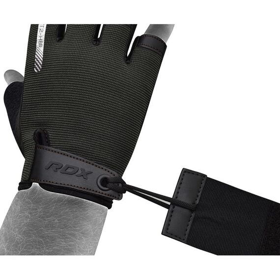Gym Gloves T2 – Half Finger, Size: M, Colour: Braun, 3 image
